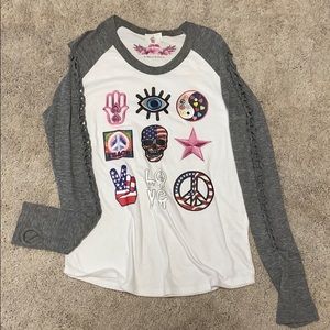 NWT long sleeve So Nikki T-shirt